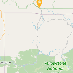 Yellowstone Big Rock Inn on the map